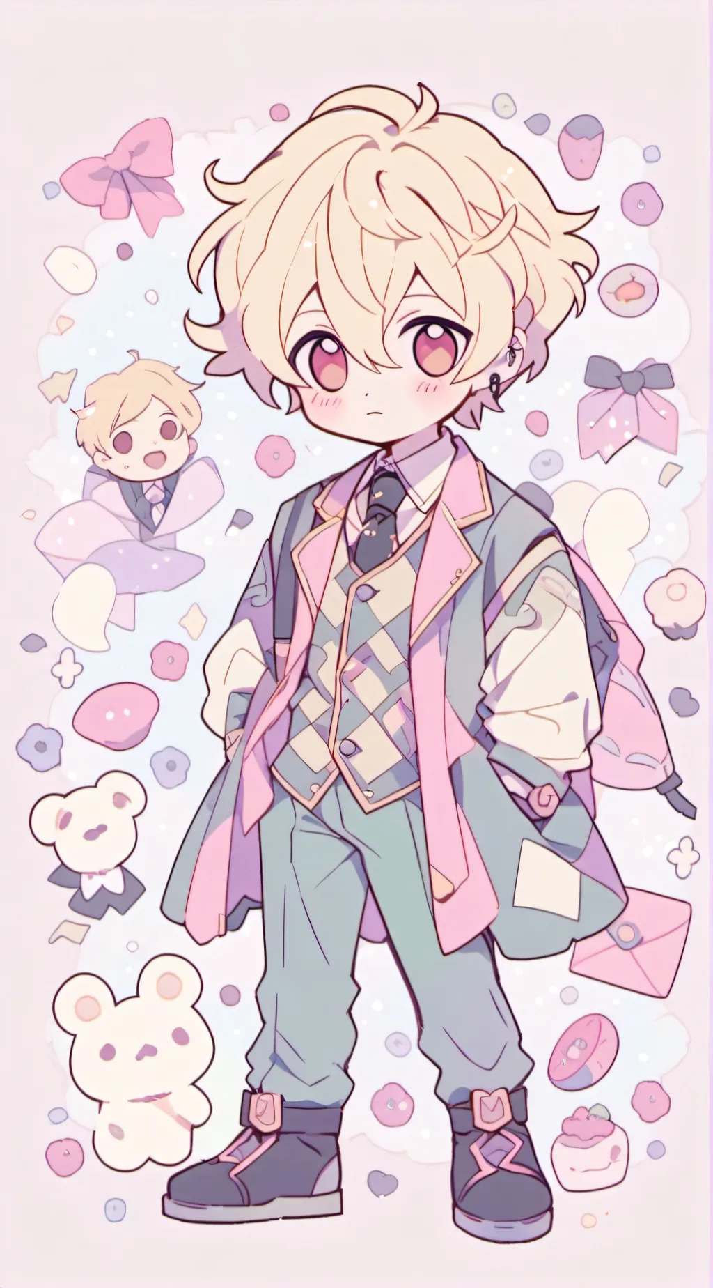 ai character: Bakugo  background