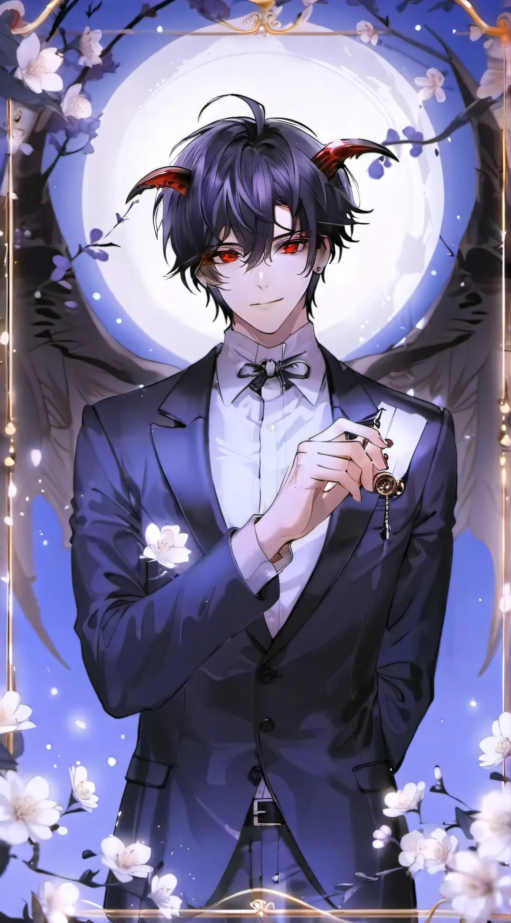 ai character: akio  background