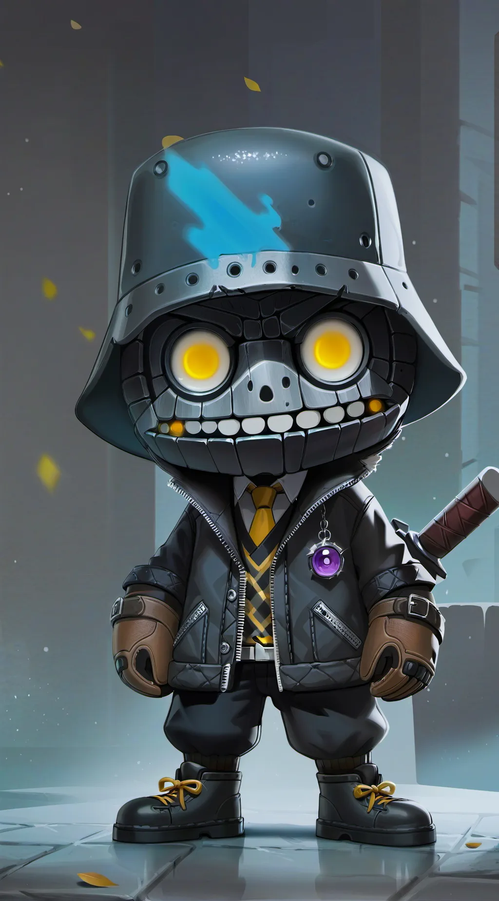 ai character: Klasky csupo  background