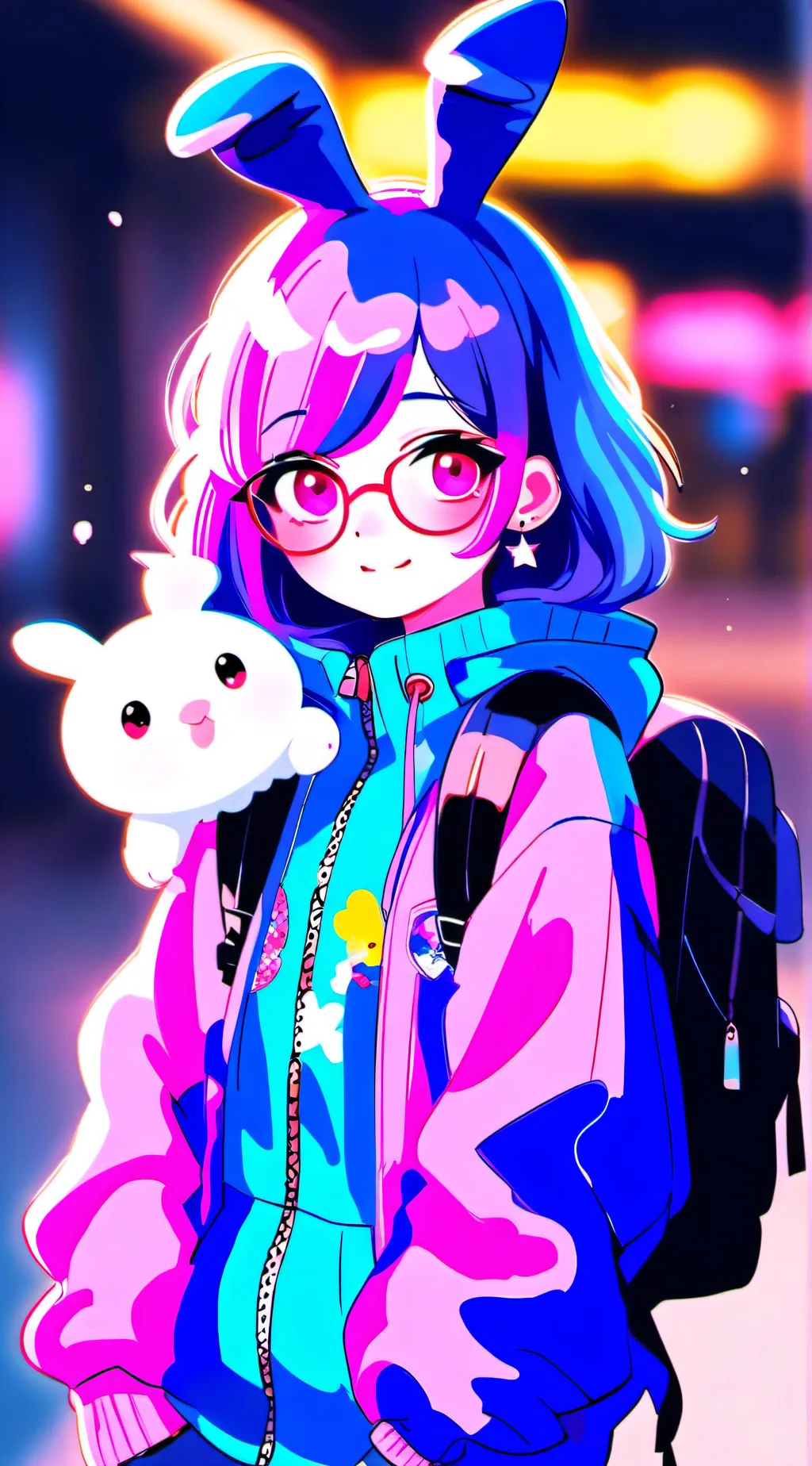 ai character: Sasha Angelo  background