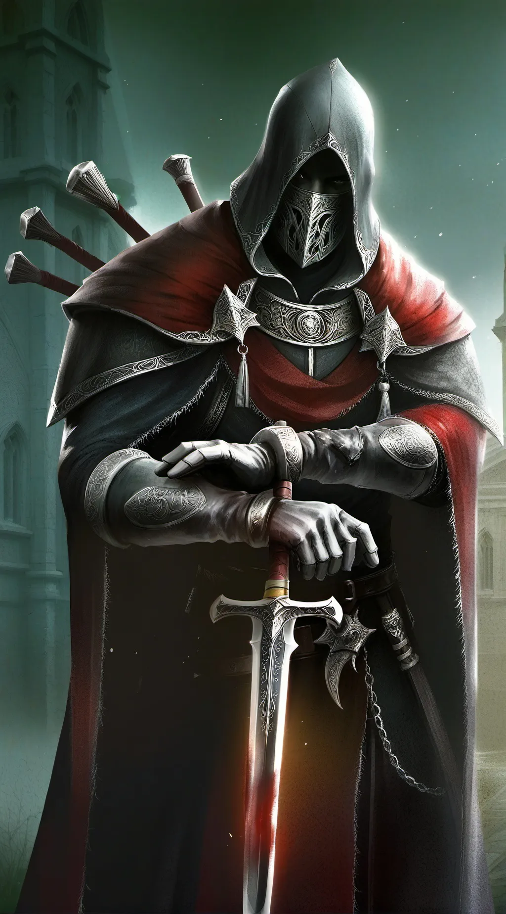 ai character: The Man background