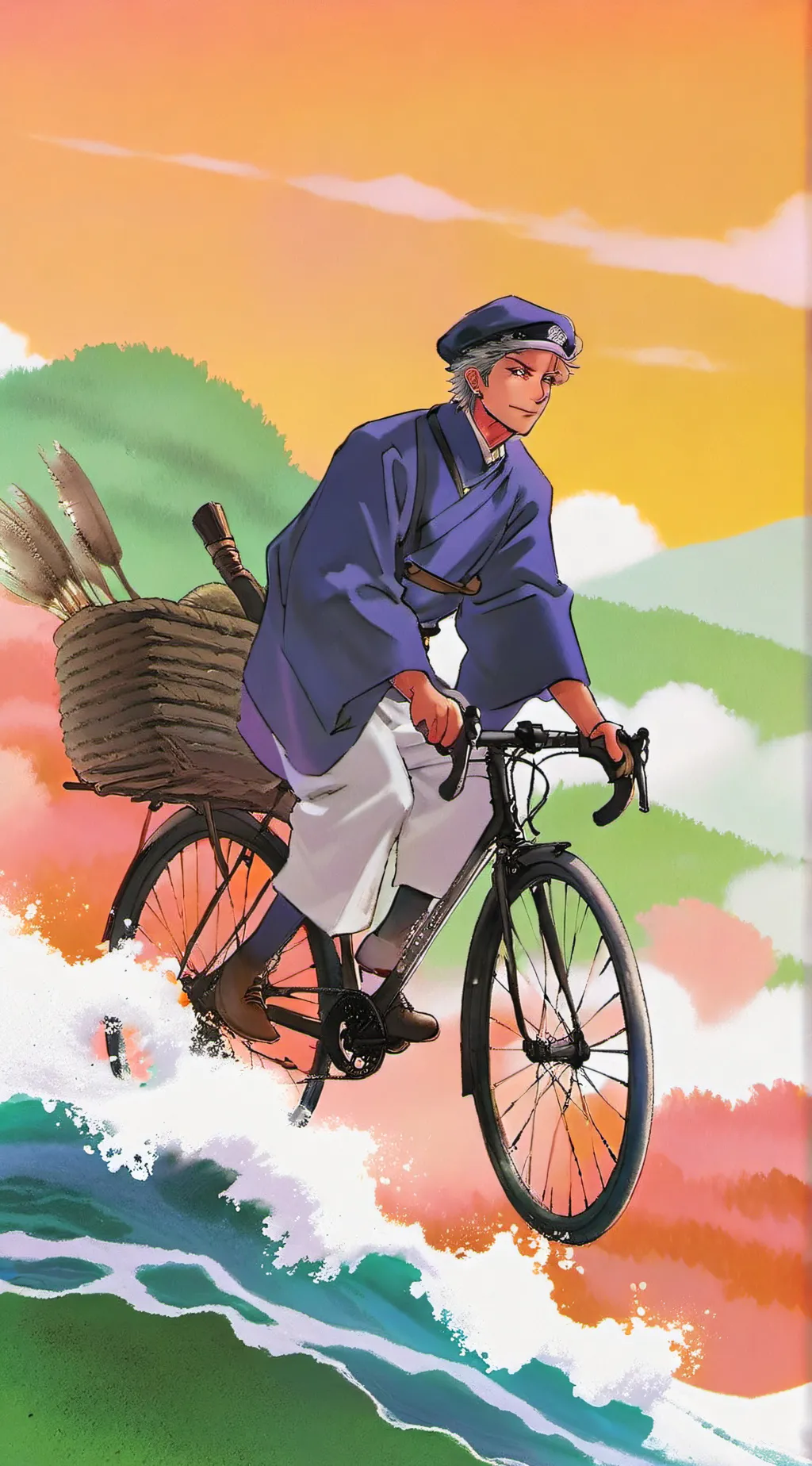 ai character: vampire zoro background