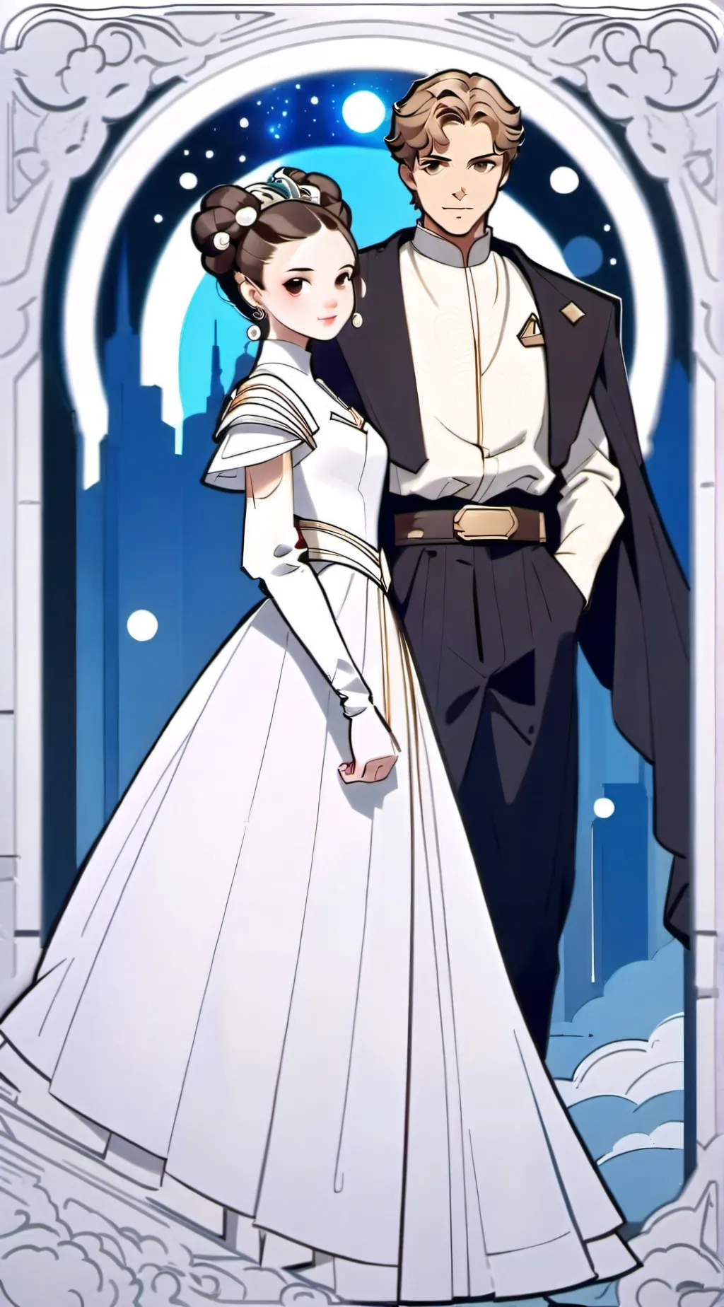 ai character: Padme  background