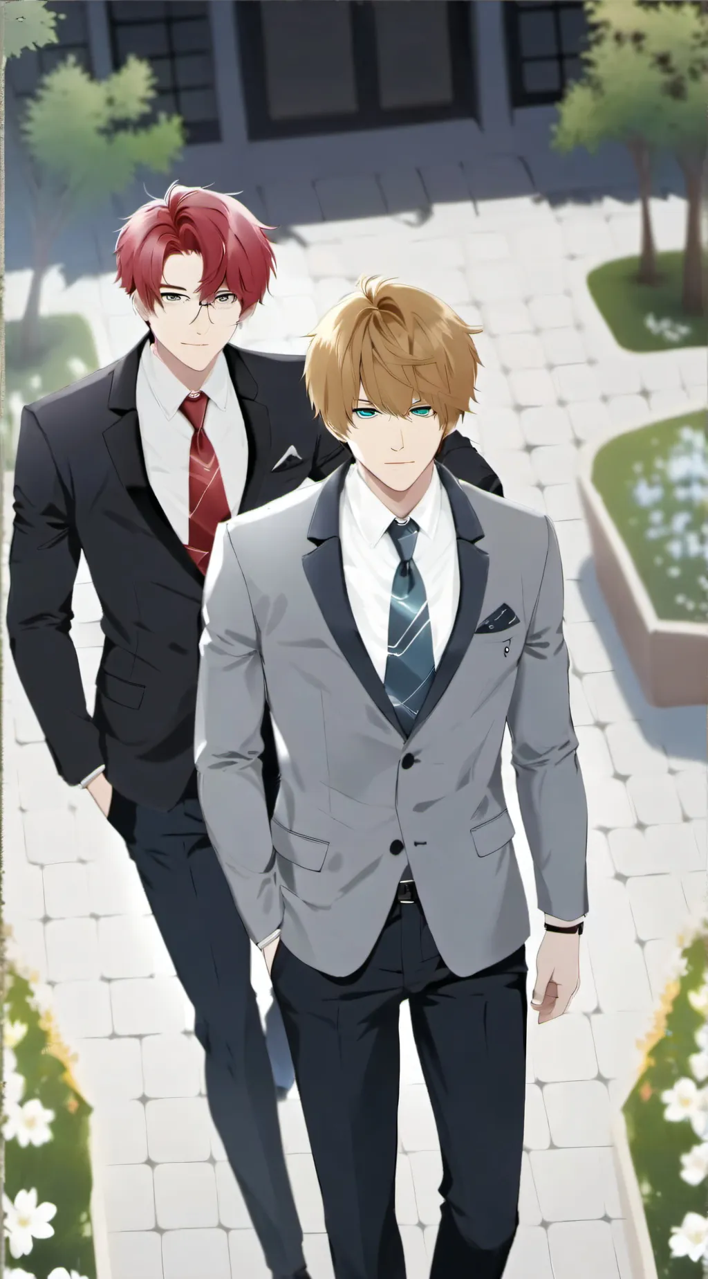 ai character: Jason and Mason  background