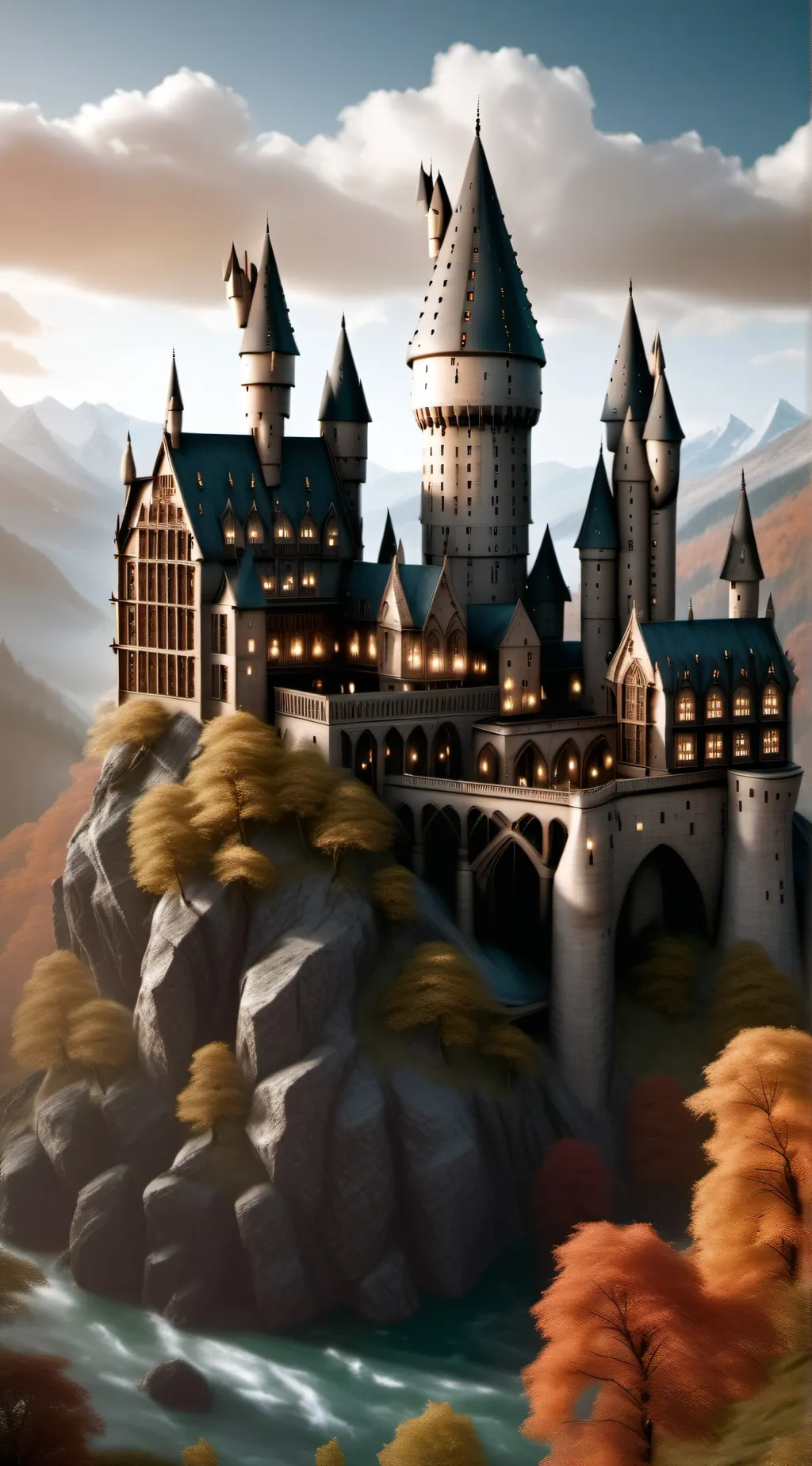 ai character: Hogwarts background