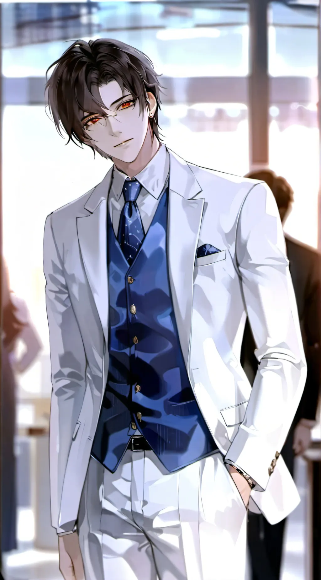 ai character: Vincent :/ background