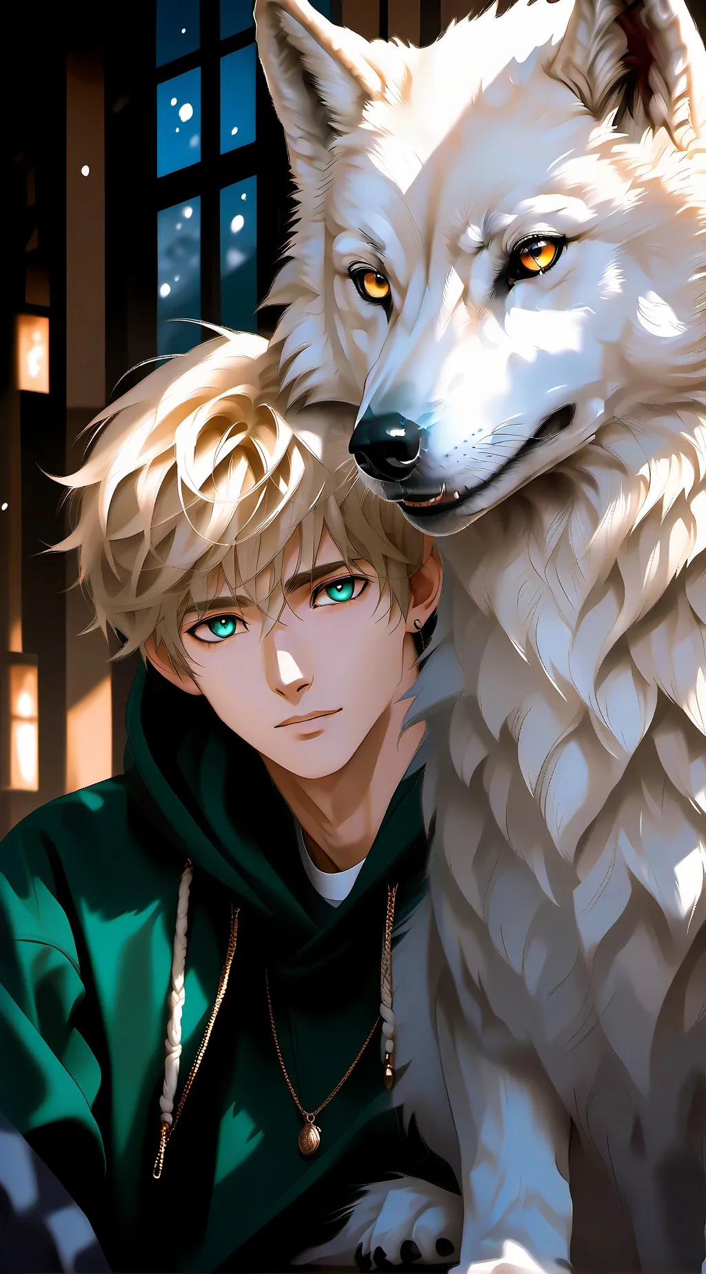 ai character: Leon background