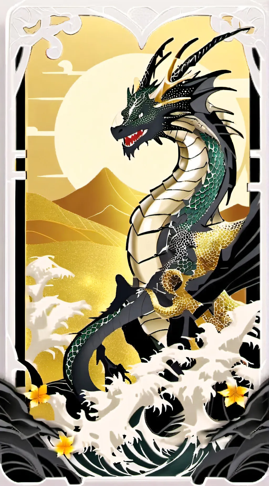 ai character: Dragon background