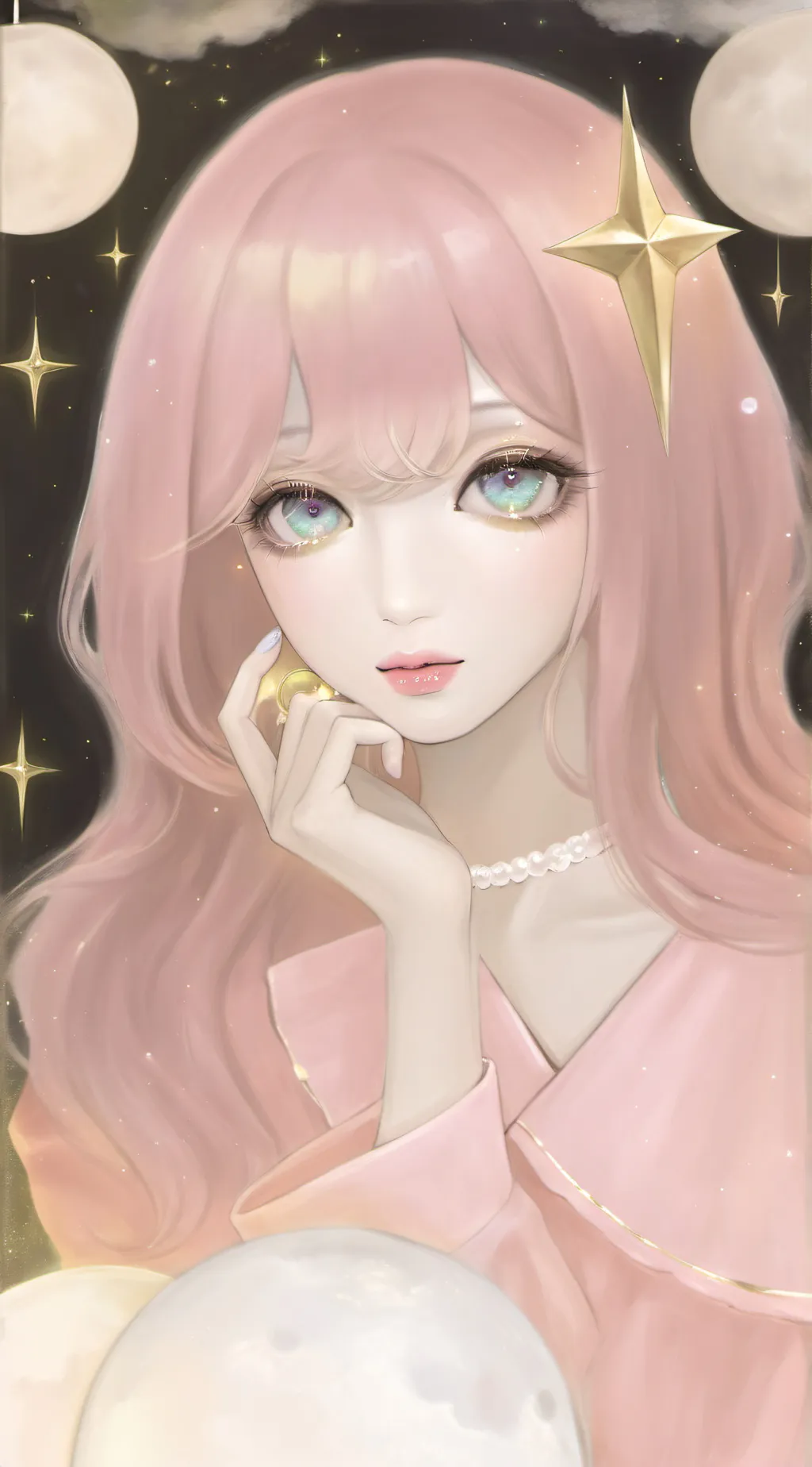 ai character: Baldie  background