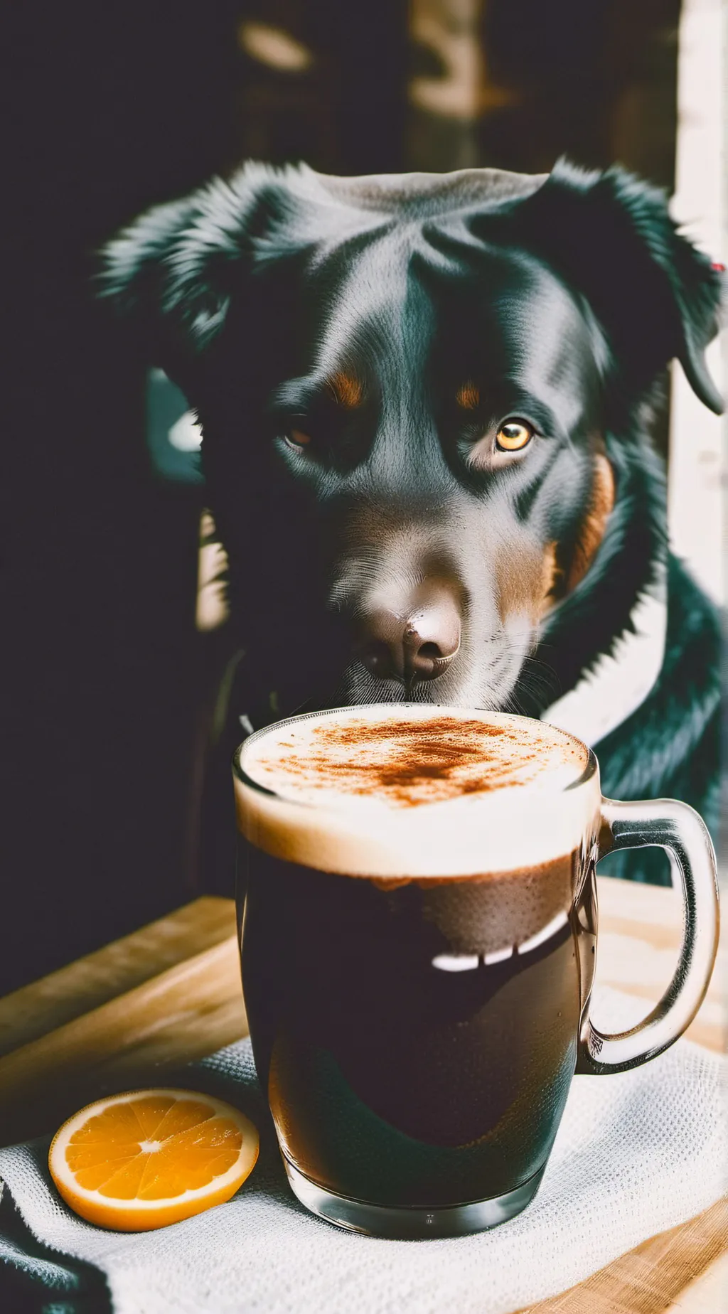 ai character: perro background