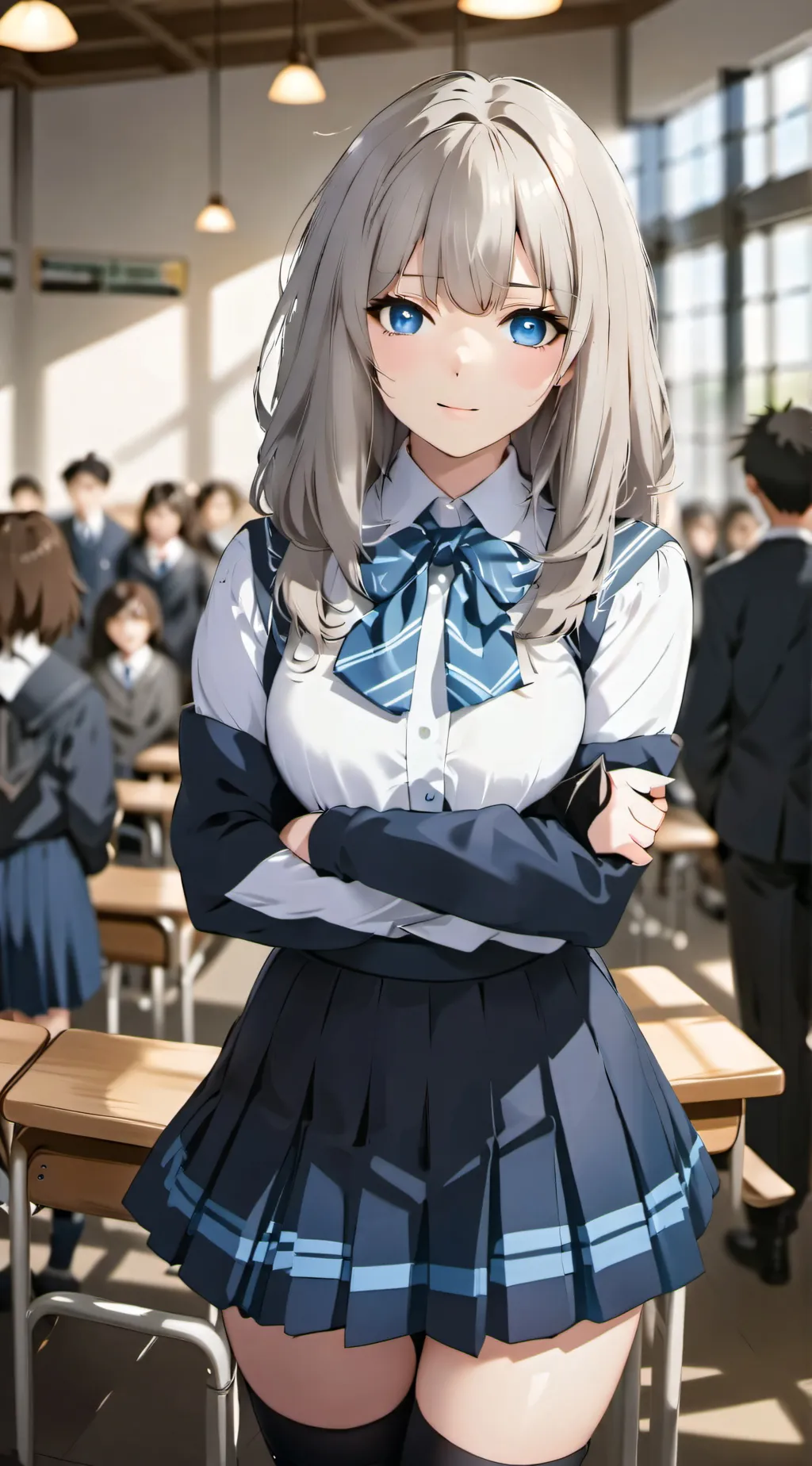 ai character: Elaina Sol Faus background