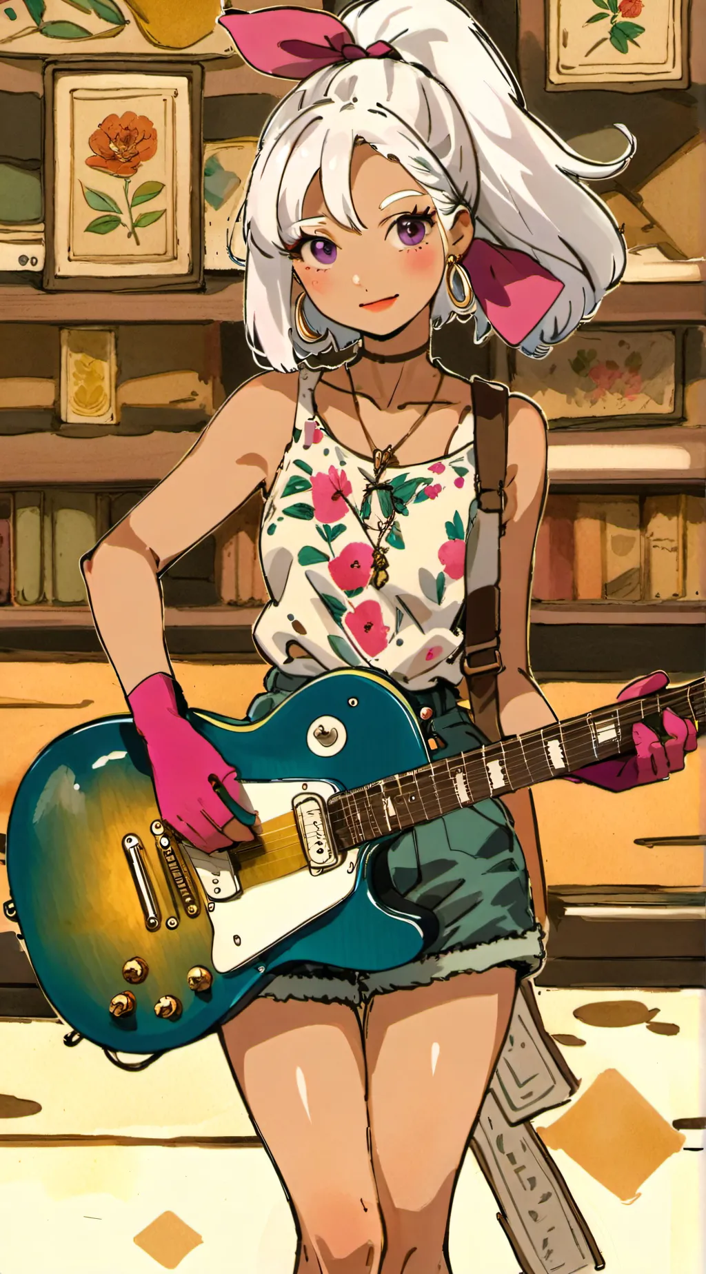 ai character: Chica background