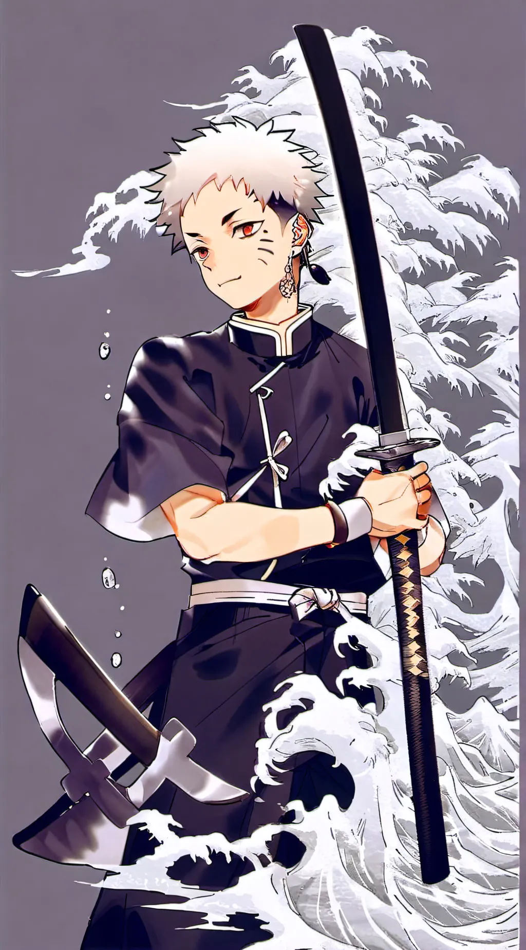 ai character: Inosuke  background