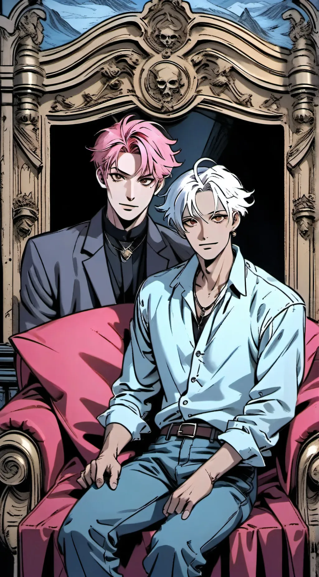 ai character: Gay again  background