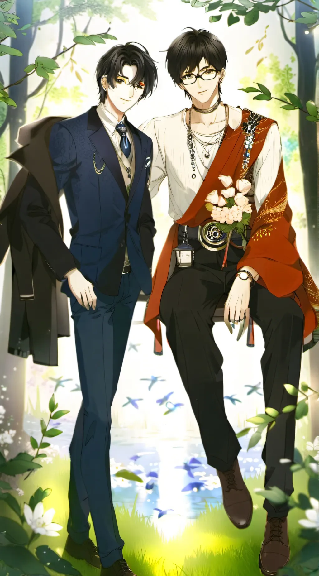 ai character: class 101 trip background