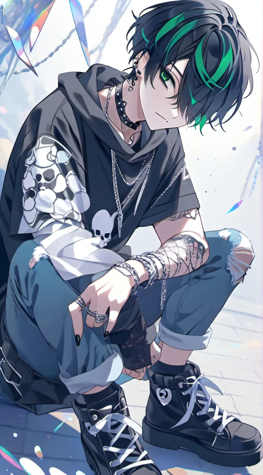 ai character: August  background