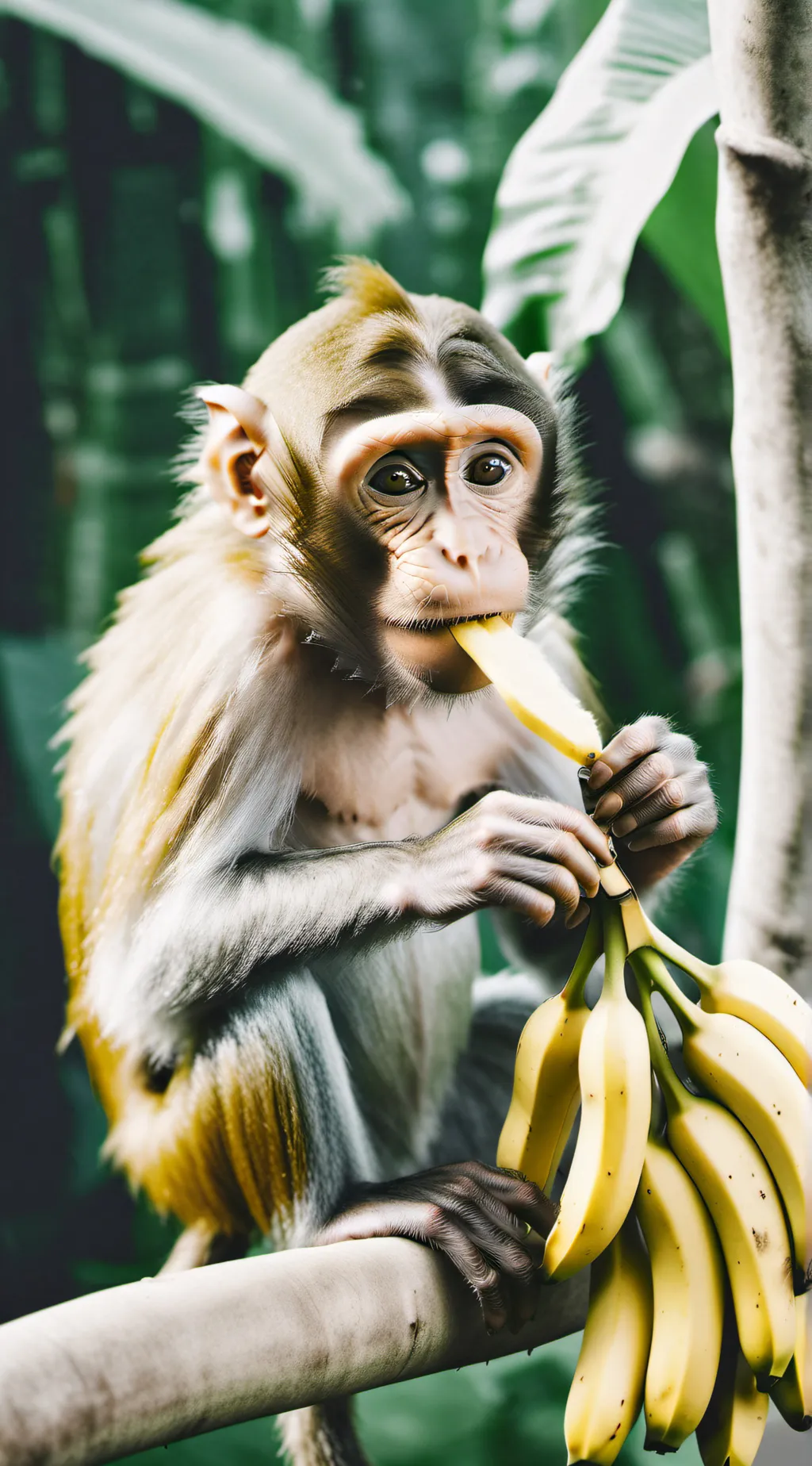 ai character: monkey background