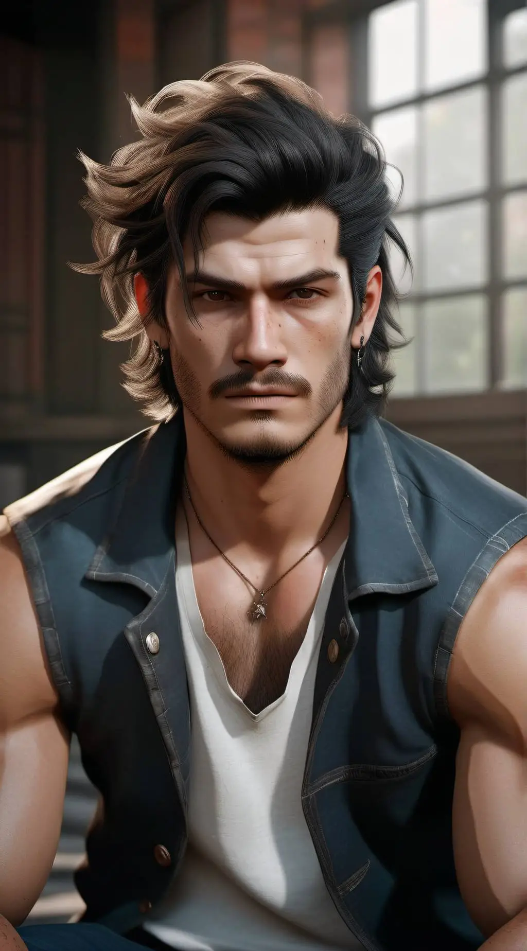 ai character: elisha markio background