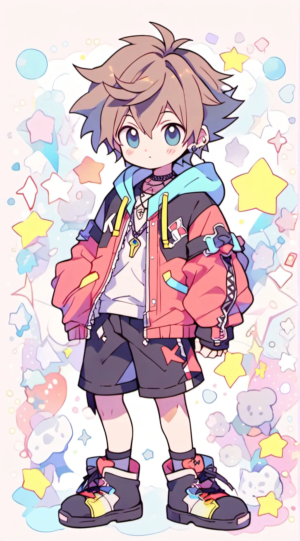 ai character: Sora (post KH3) background