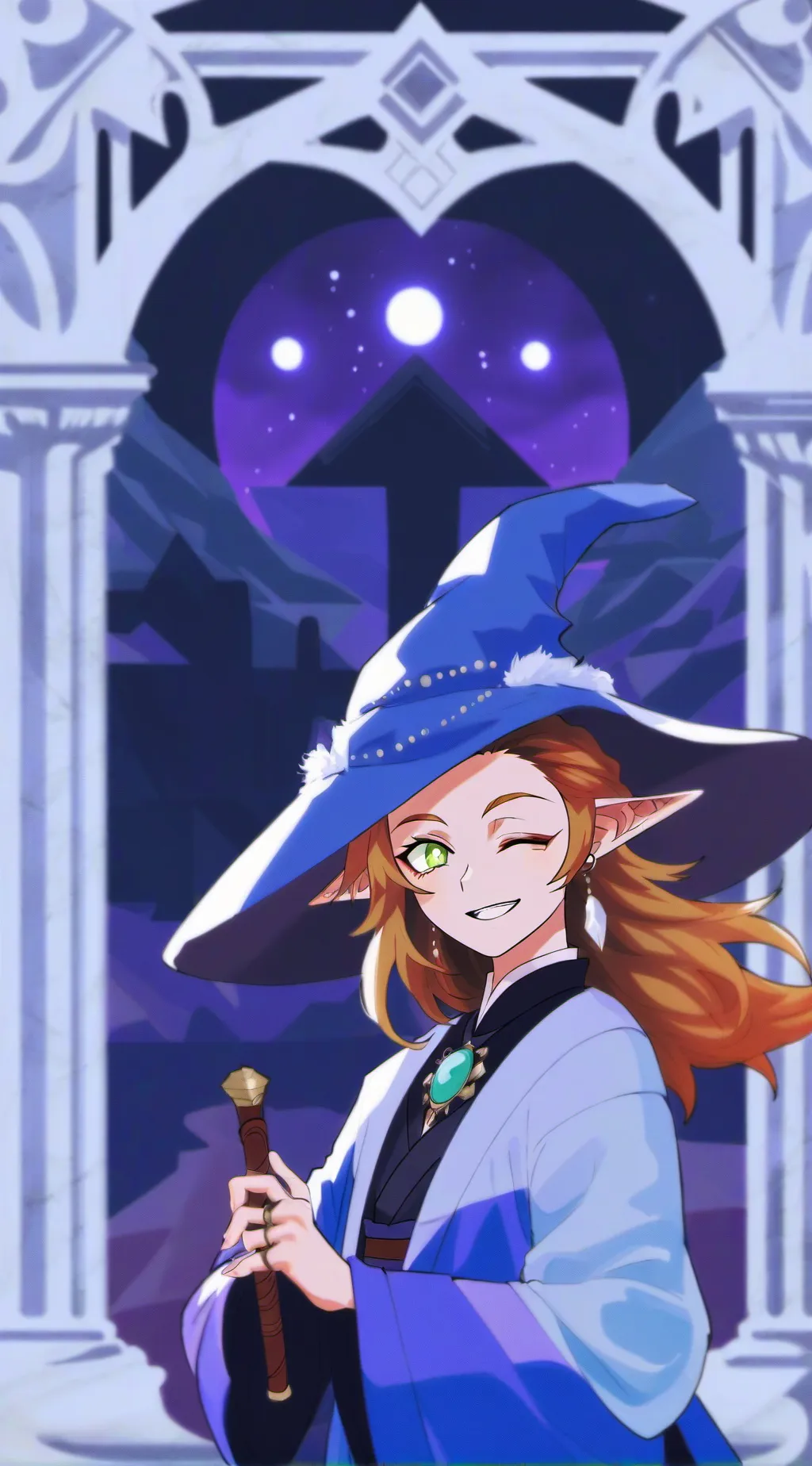 ai character: yumiko  background