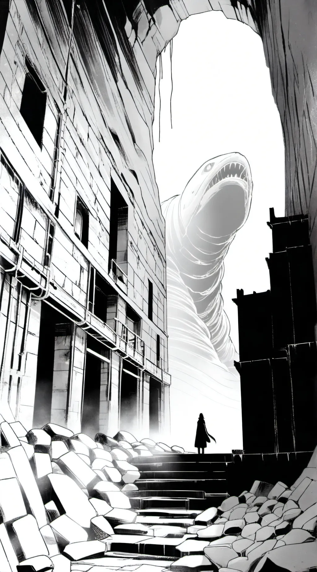 ai character: The worm background