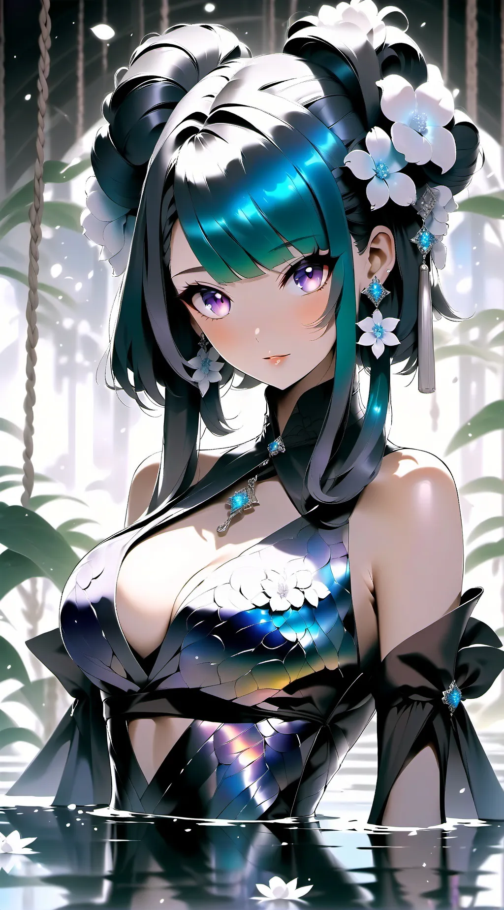 ai character: flor 😸 background