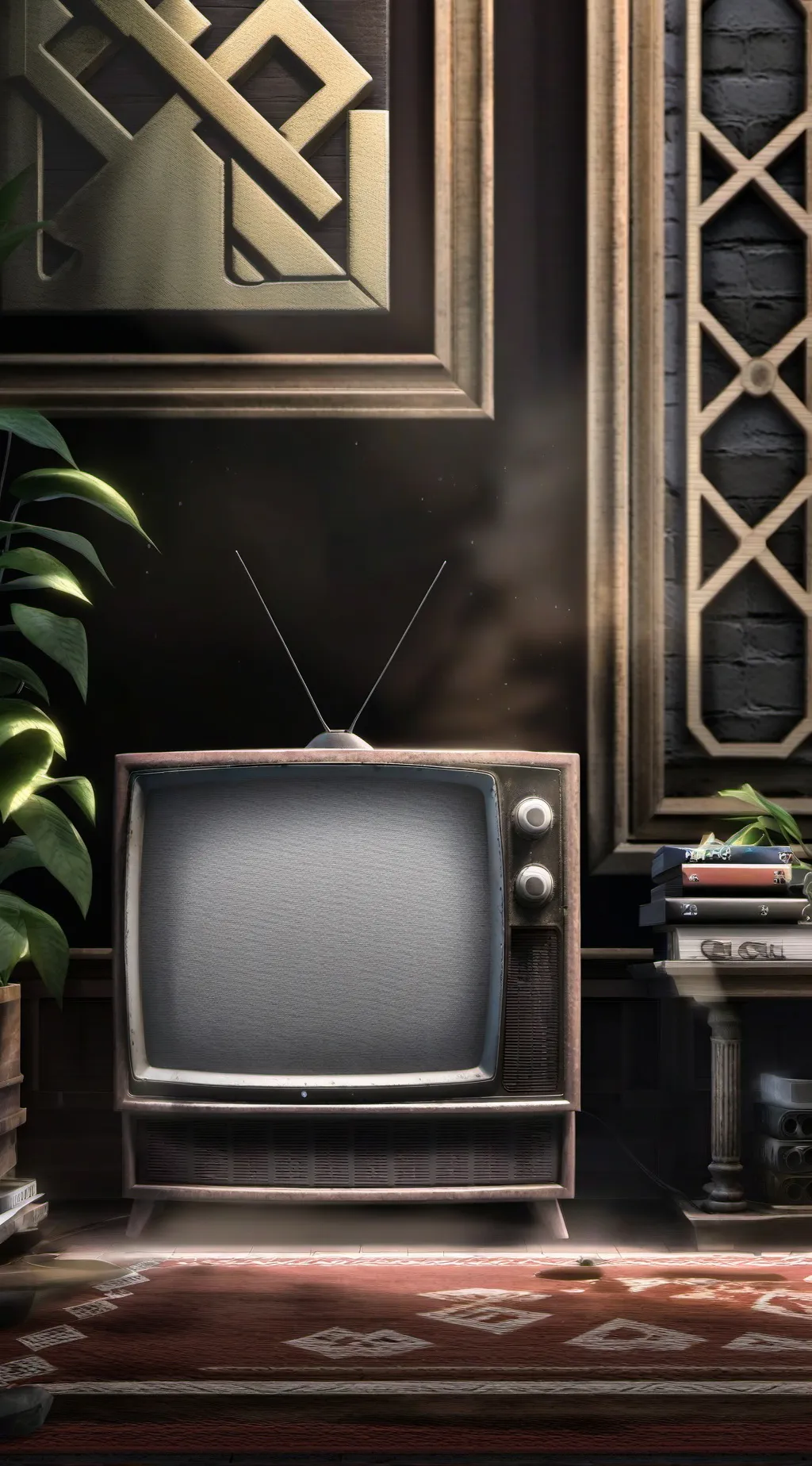 ai character: Sinister Gold background