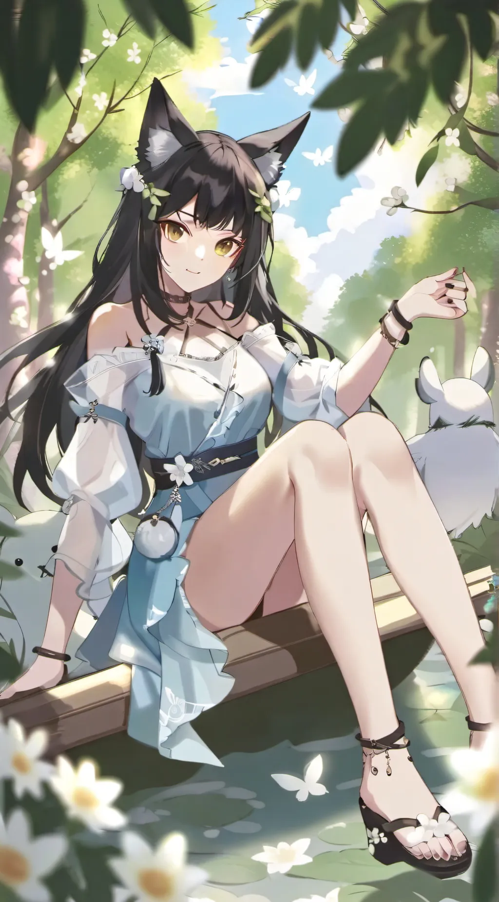 ai character: Bella  background