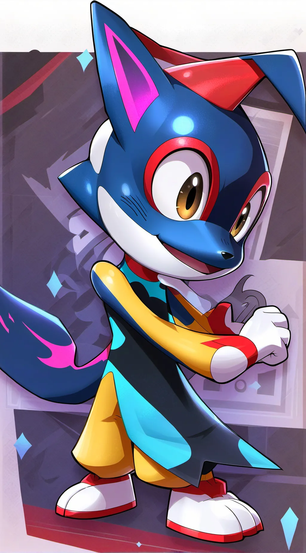 ai character: Target-8903 background