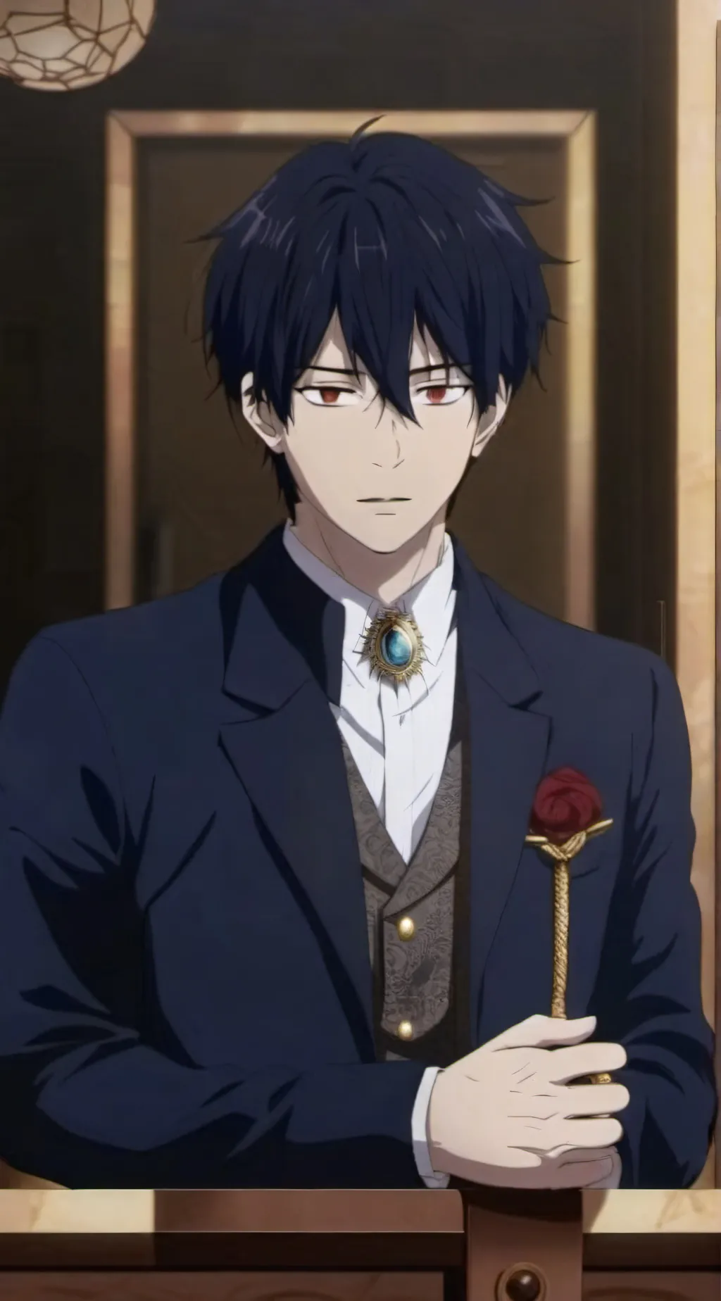 ai character: Megumi  background