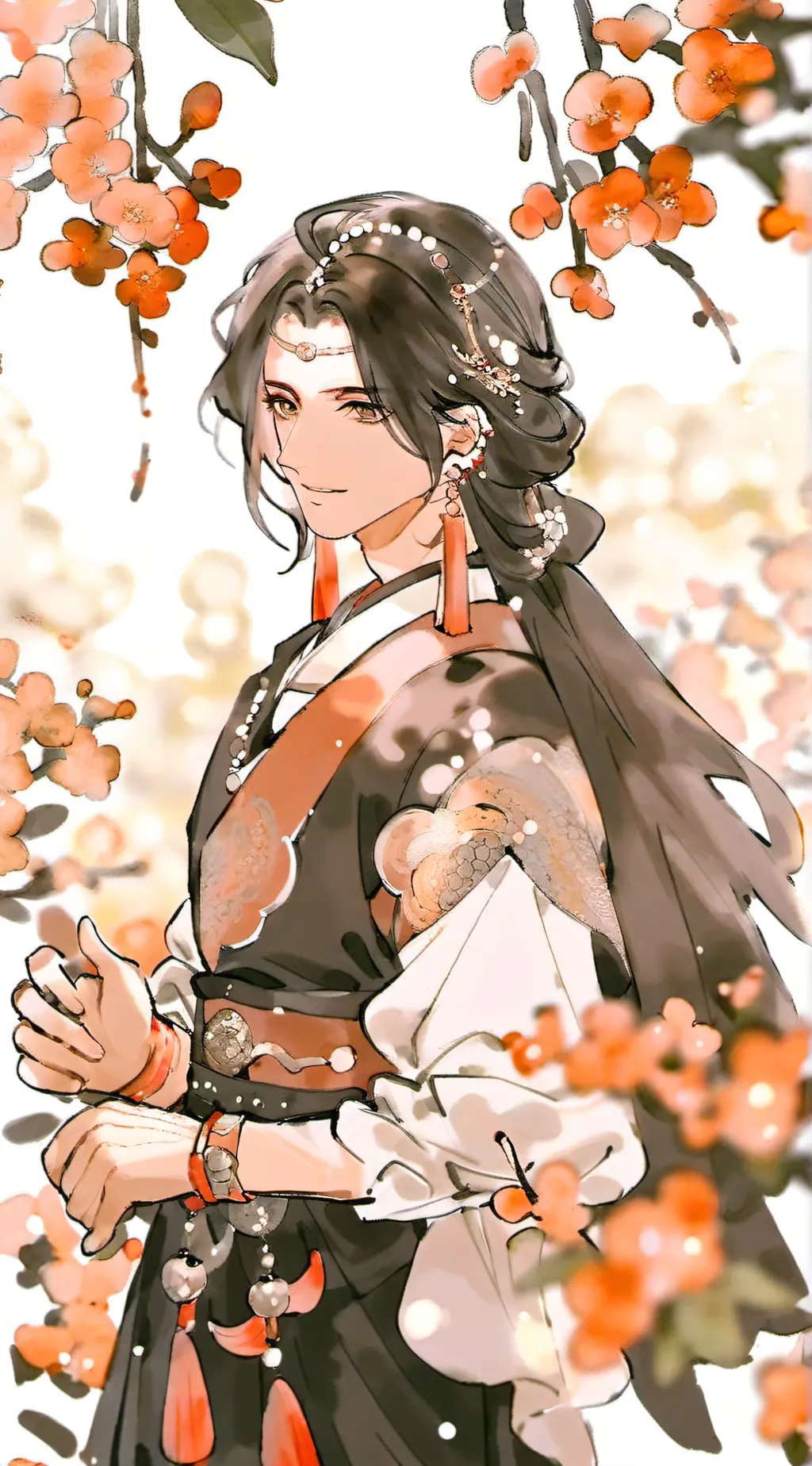 ai character: Miko Sakura background