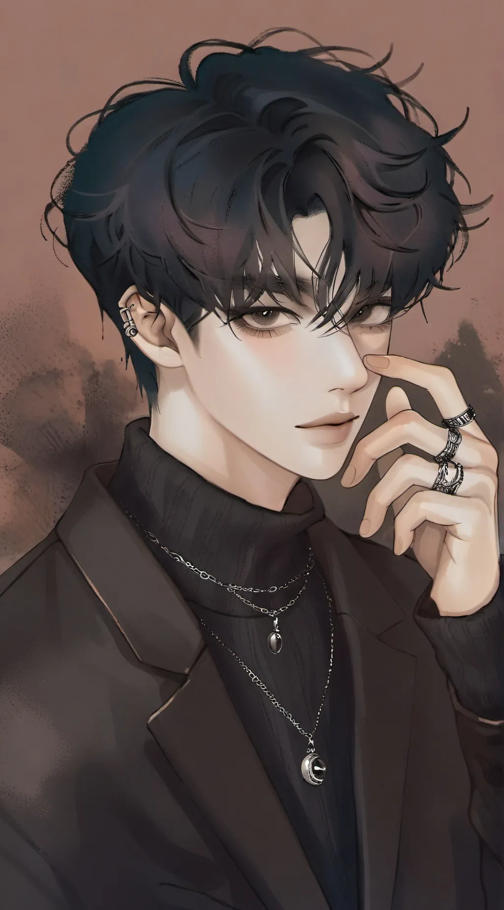 ai character: Nate~~~ background