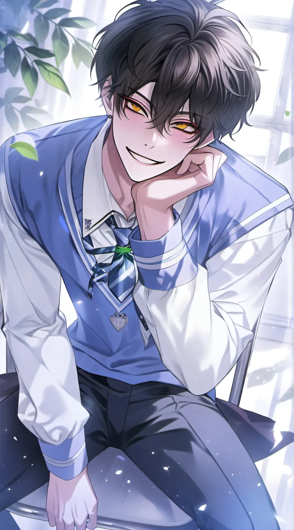 ai character: Yuto  background