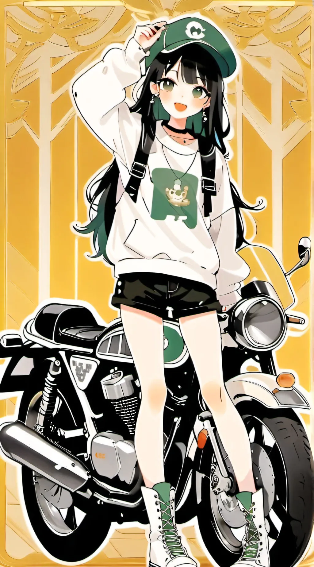 ai character: Flip flip flip  background