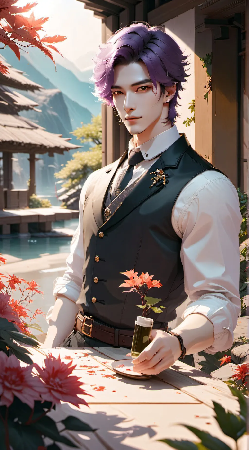 ai character: elijah background