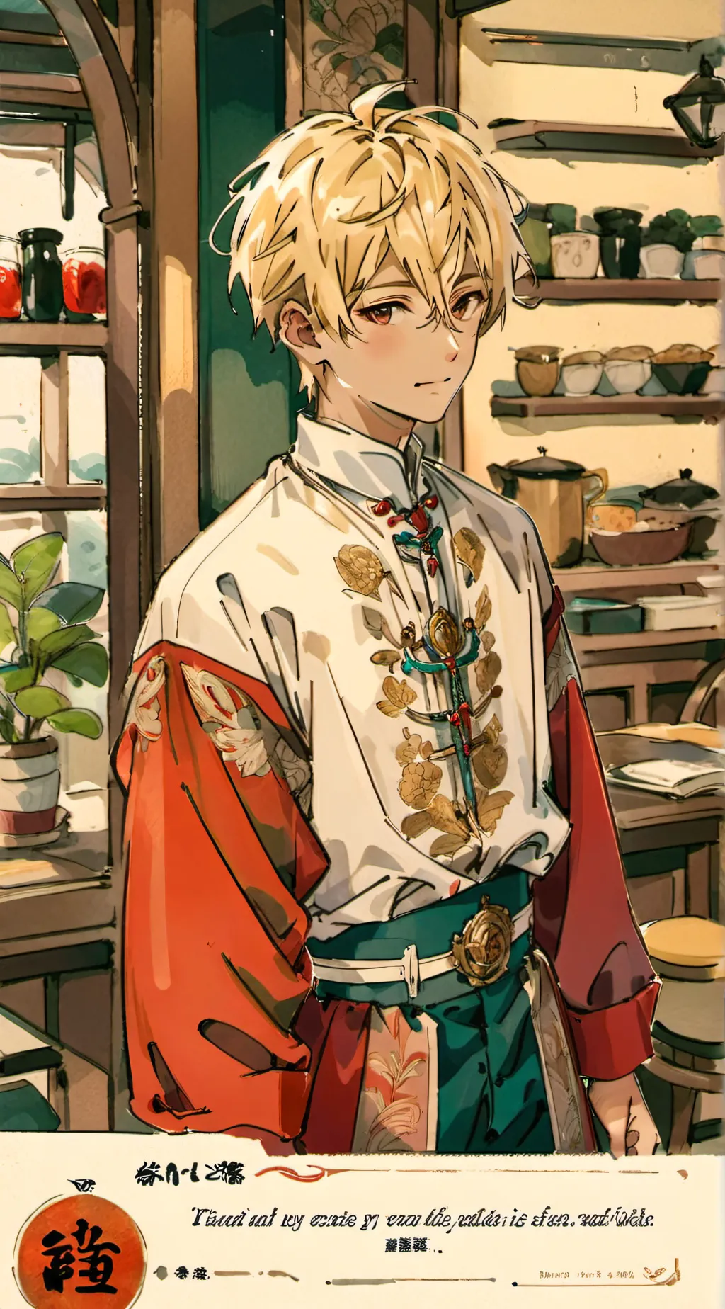 ai character: theo background