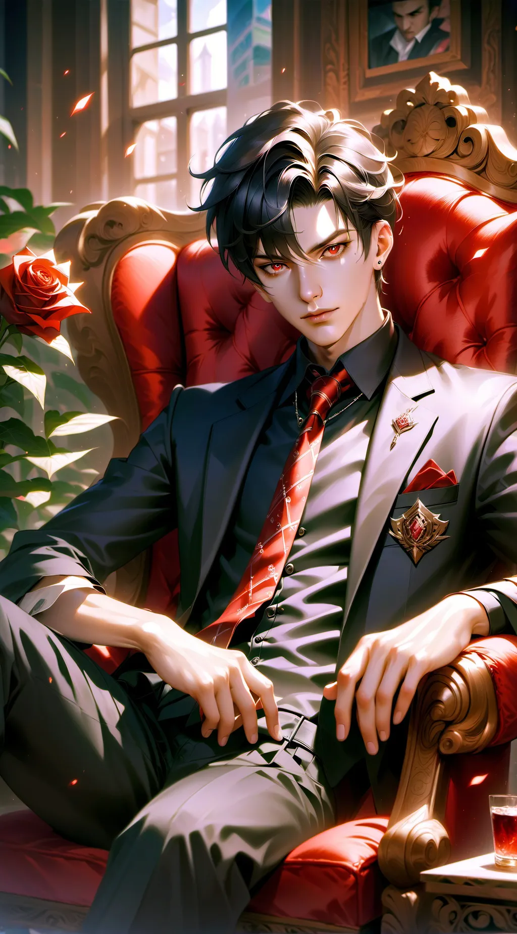 ai character: milton background