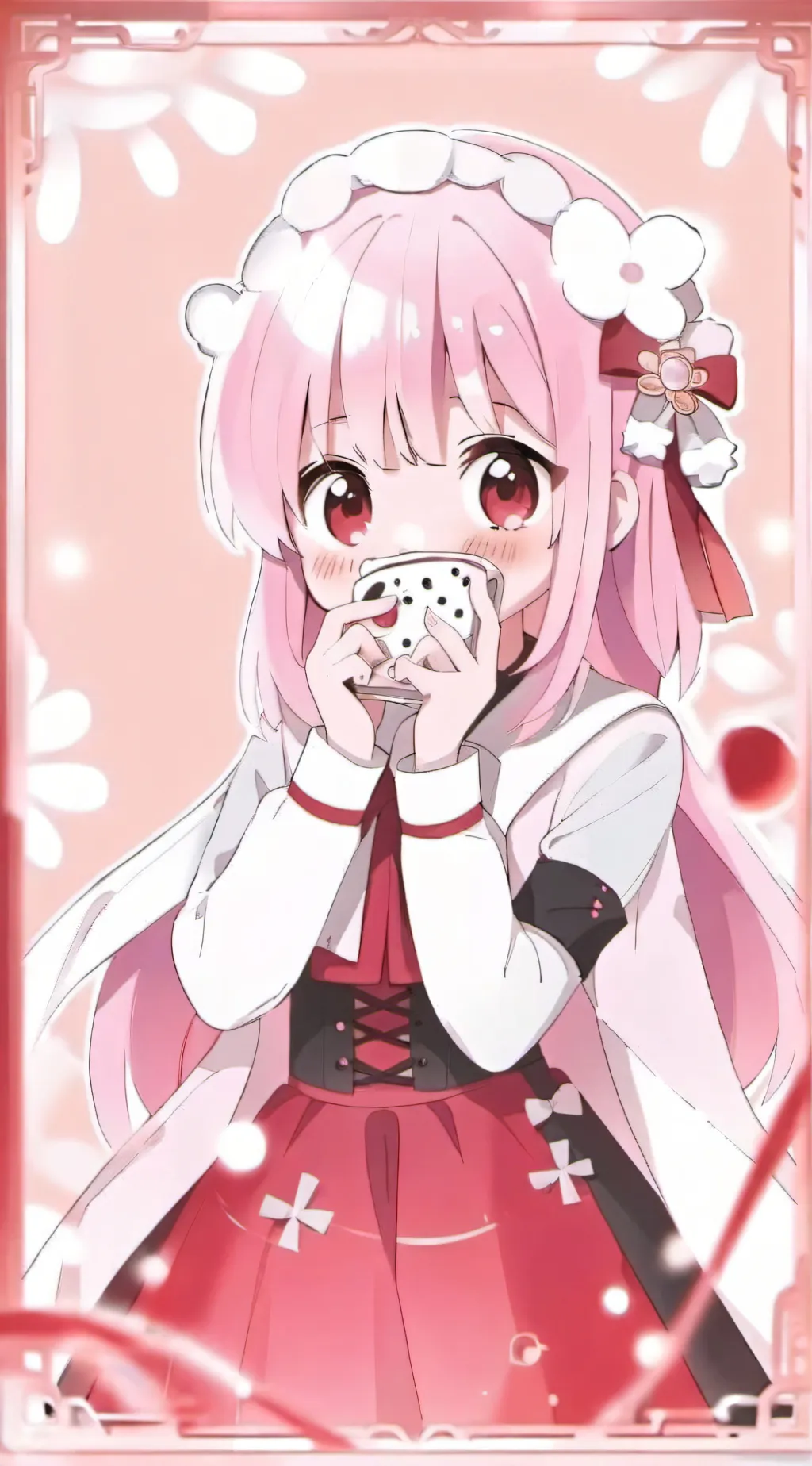 ai character: KC ❤🧡💛💚💙💜 background