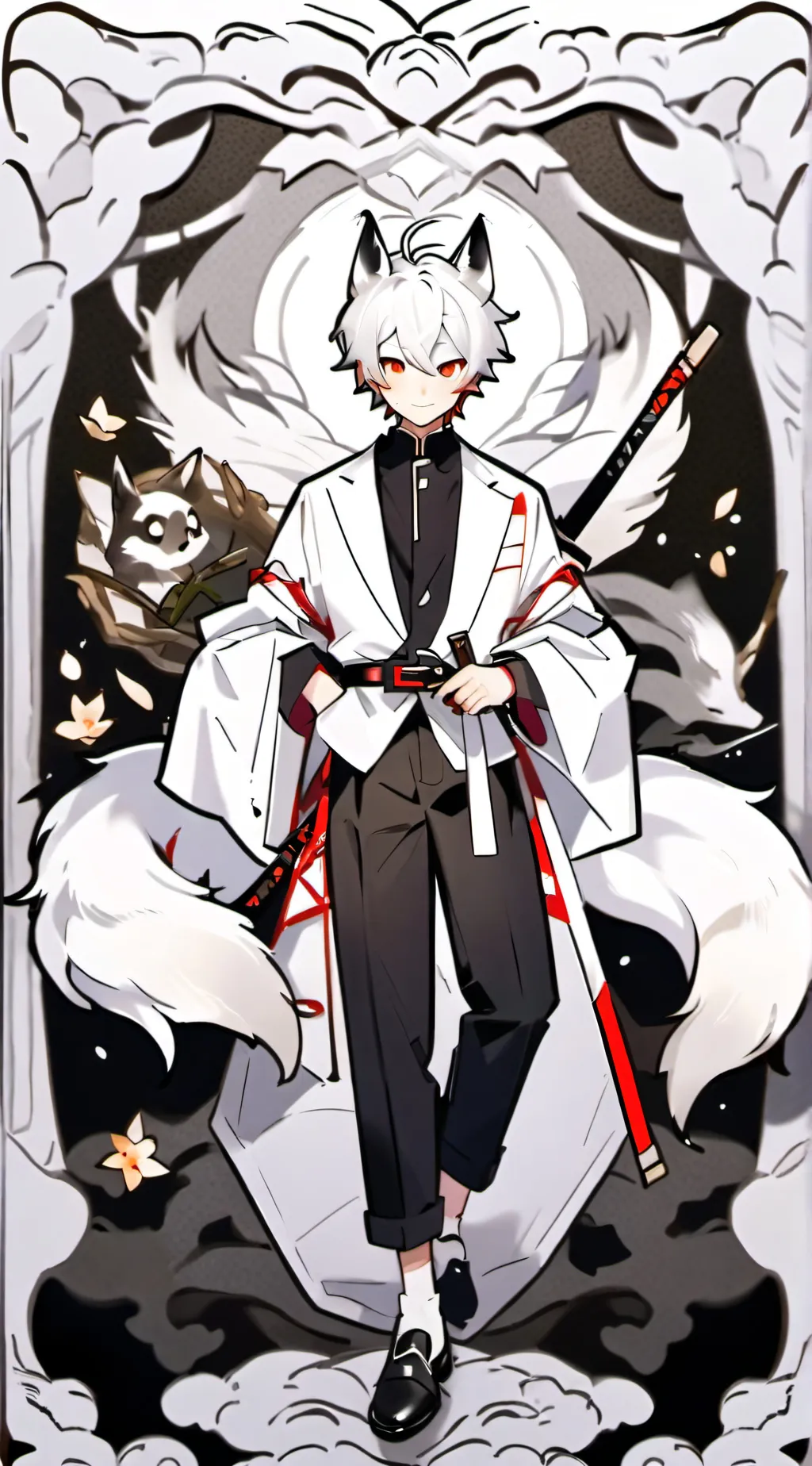 ai character: Even background