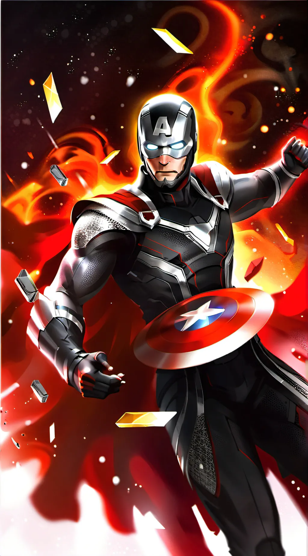 ai character: Hypnotized Avenger background