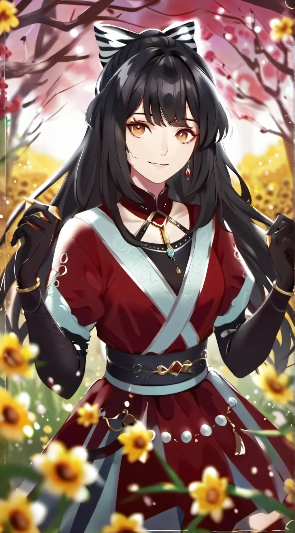 ai character: yoriichi daughter  background