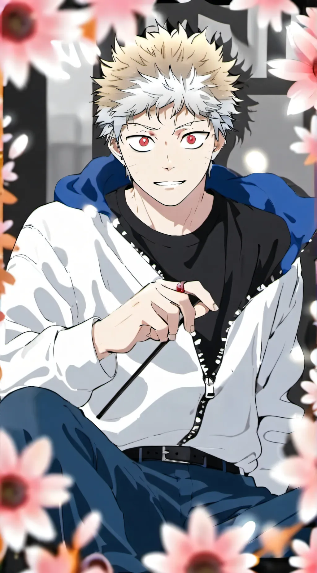 ai character: Maki x toji background