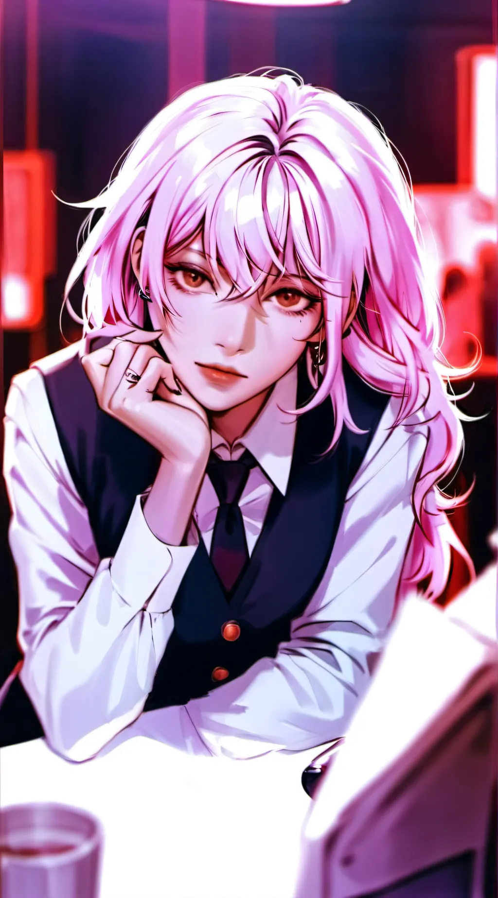 ai character: kim background