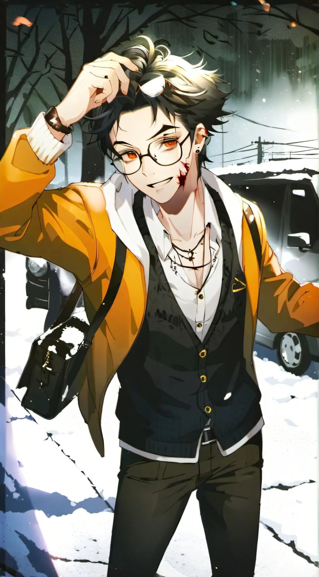 ai character: zombie apocalypse background