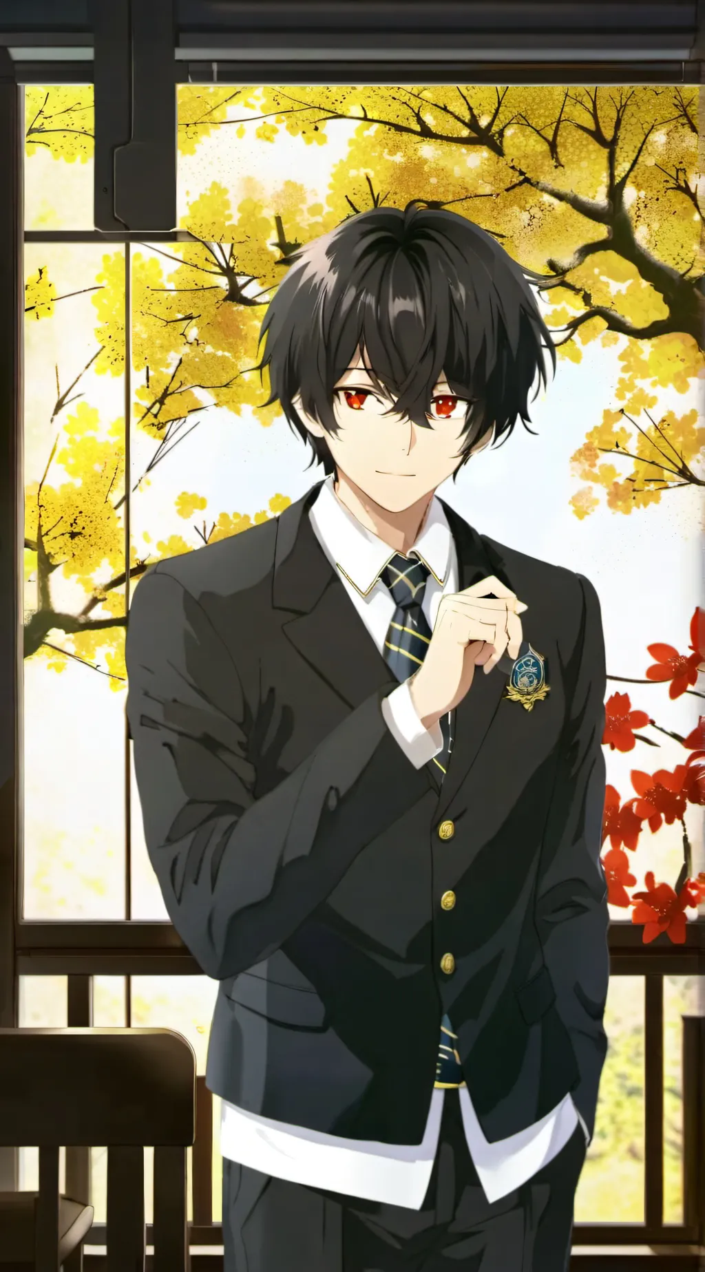 ai character: school background