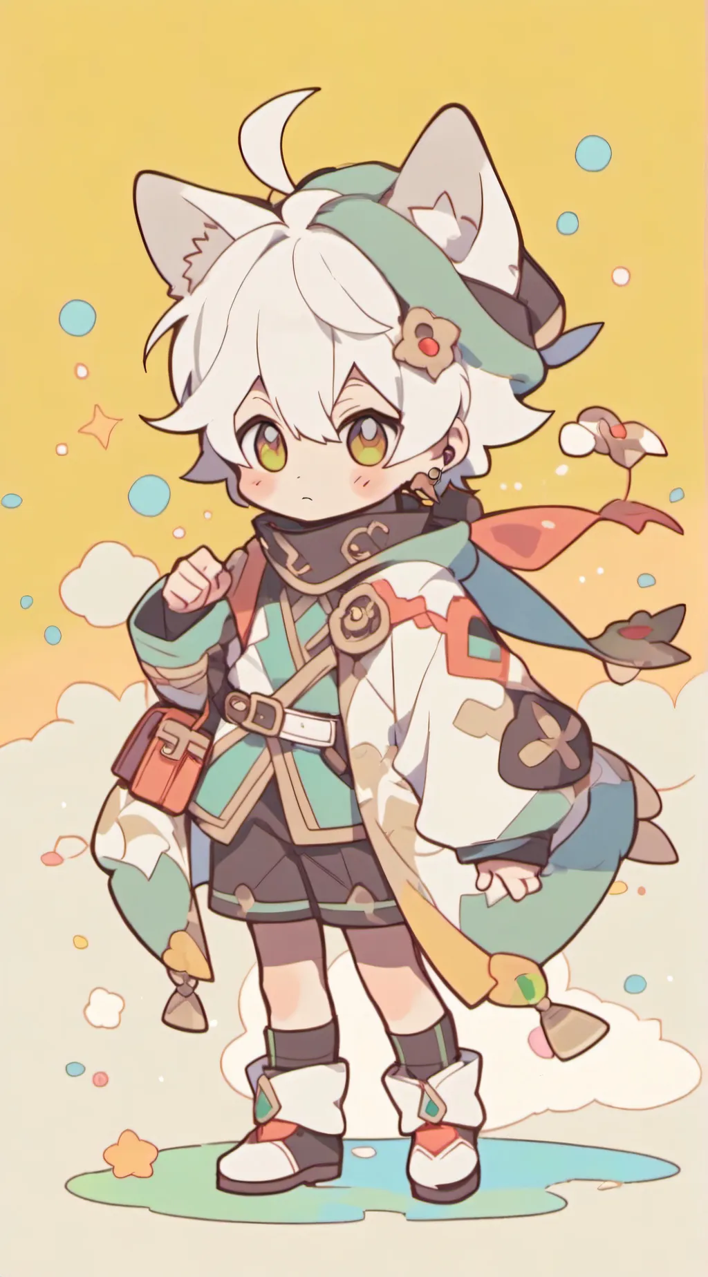 ai character: yumi  background