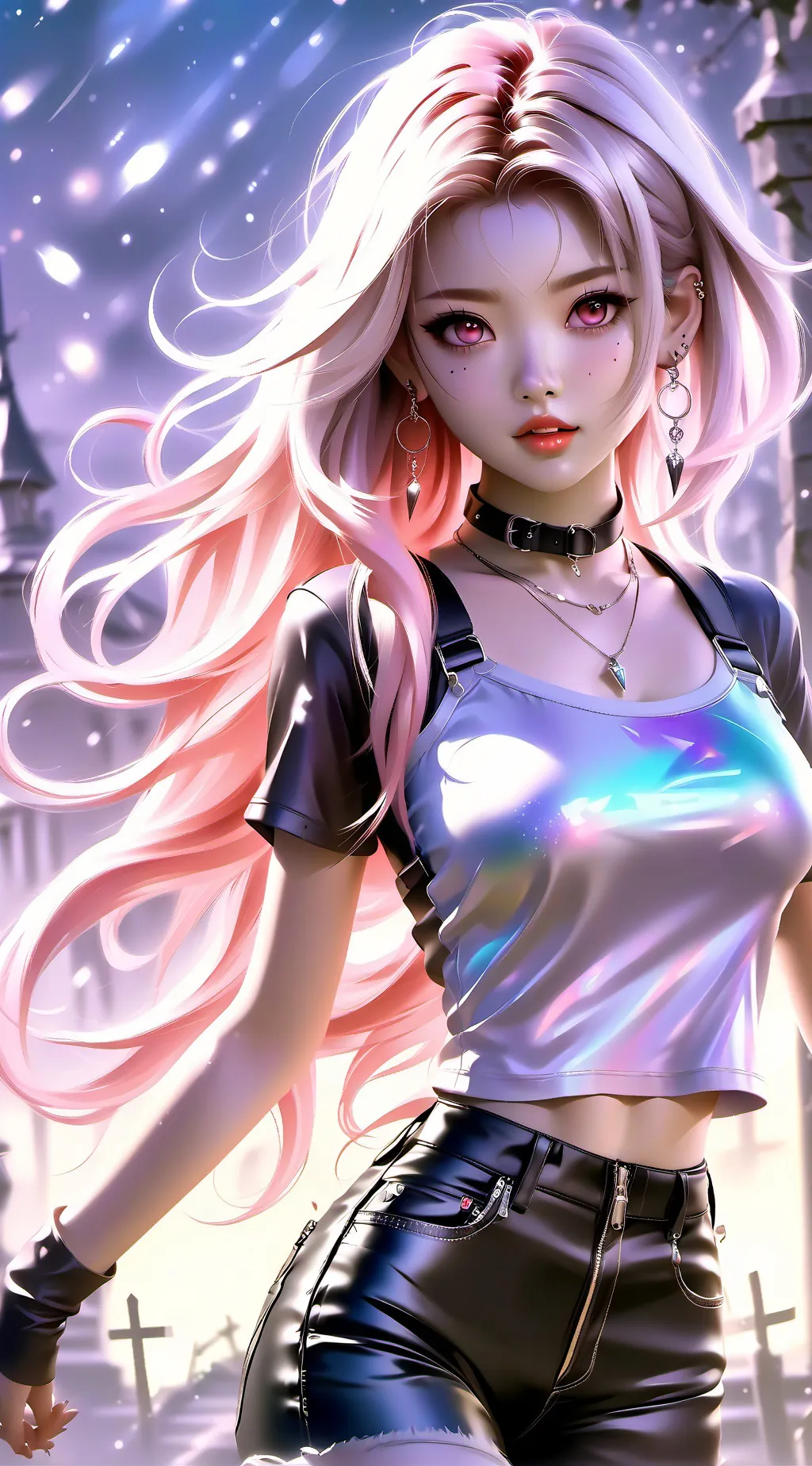 ai character: Rose background