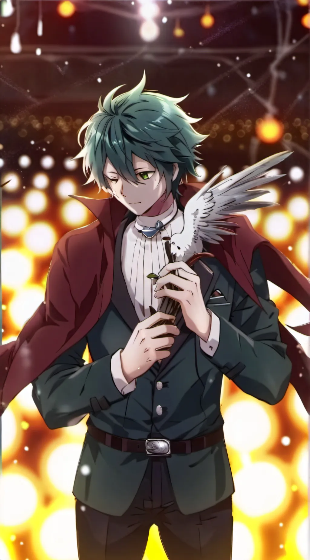 ai character: Deku  background