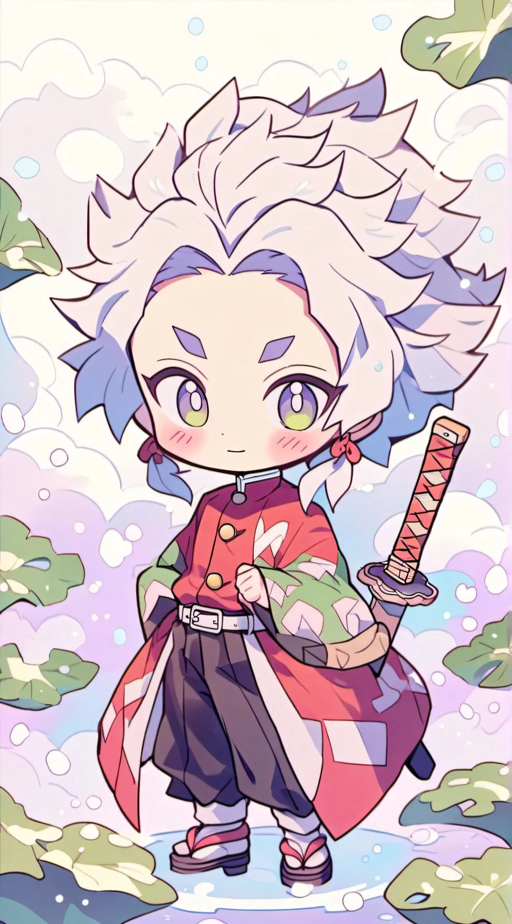 ai character: demon slayer background