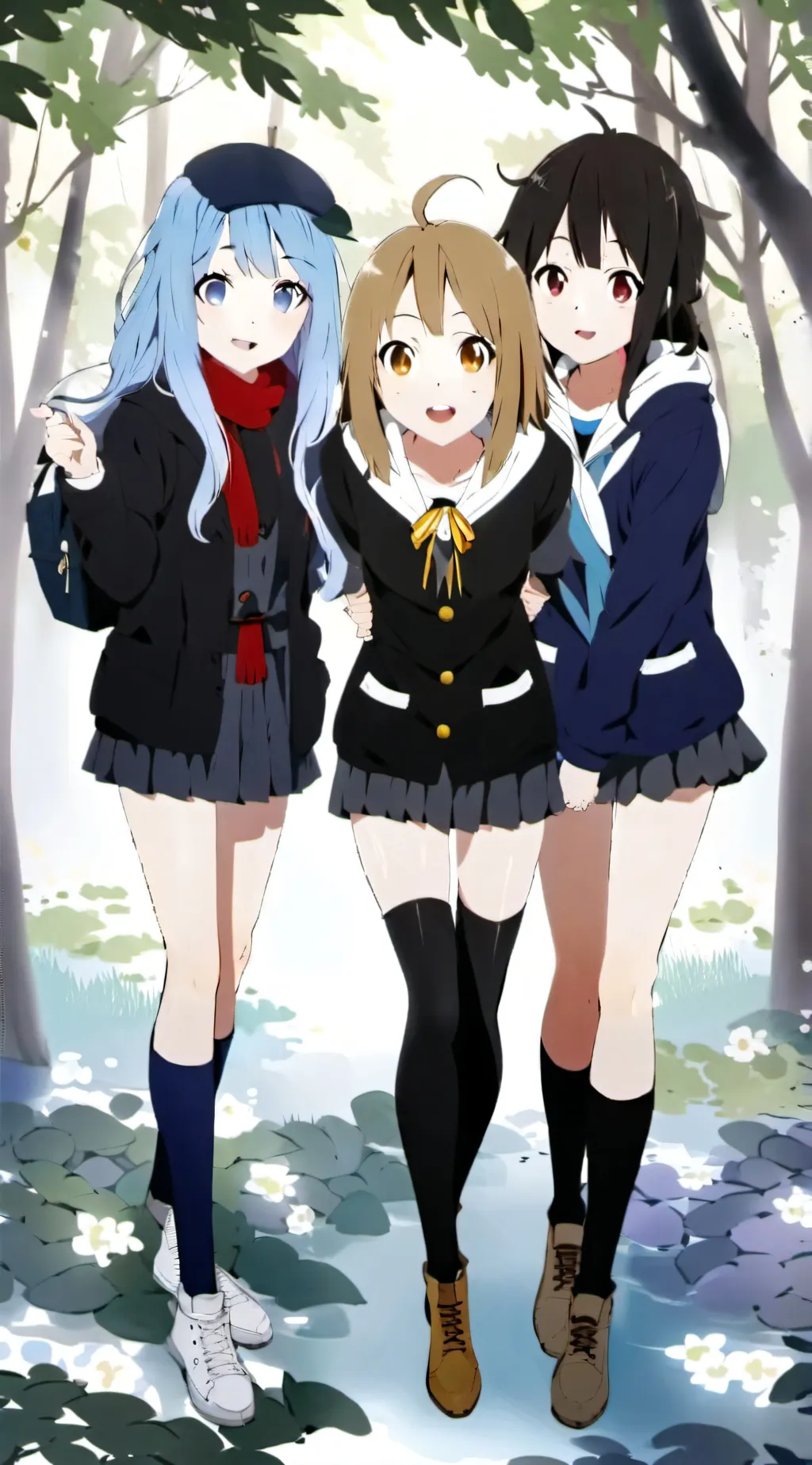 ai character: Three little sis background